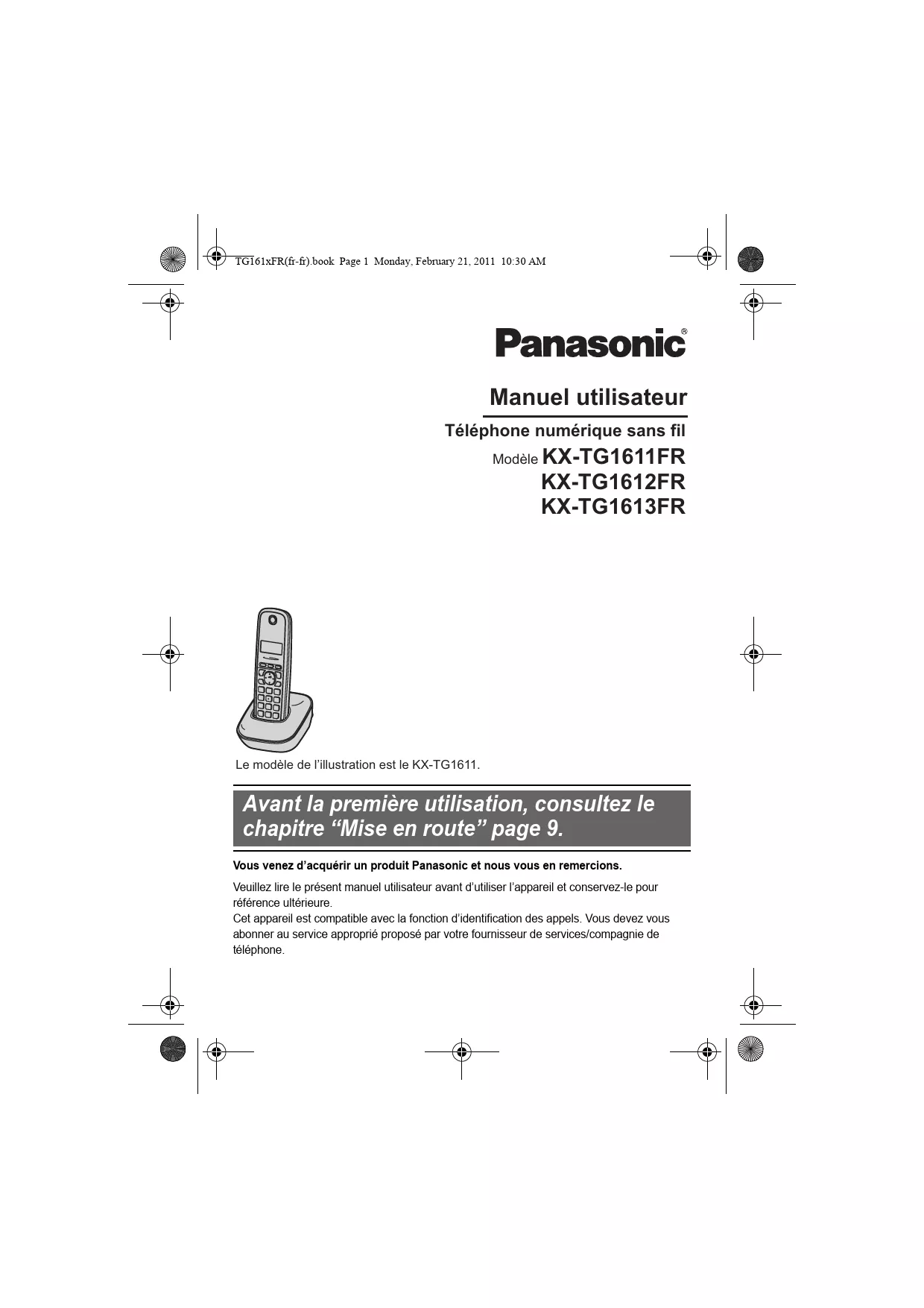 Mode d'emploi PANASONIC AMAZONE