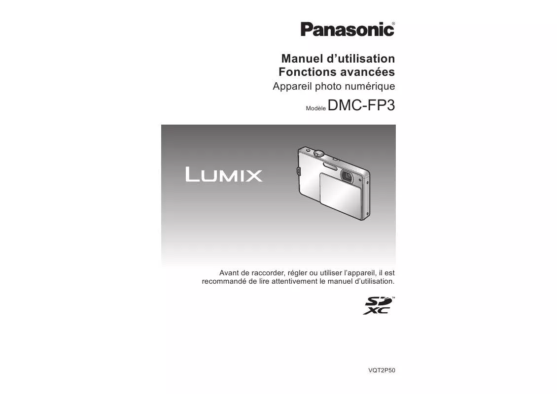 Mode d'emploi PANASONIC DMCFP3