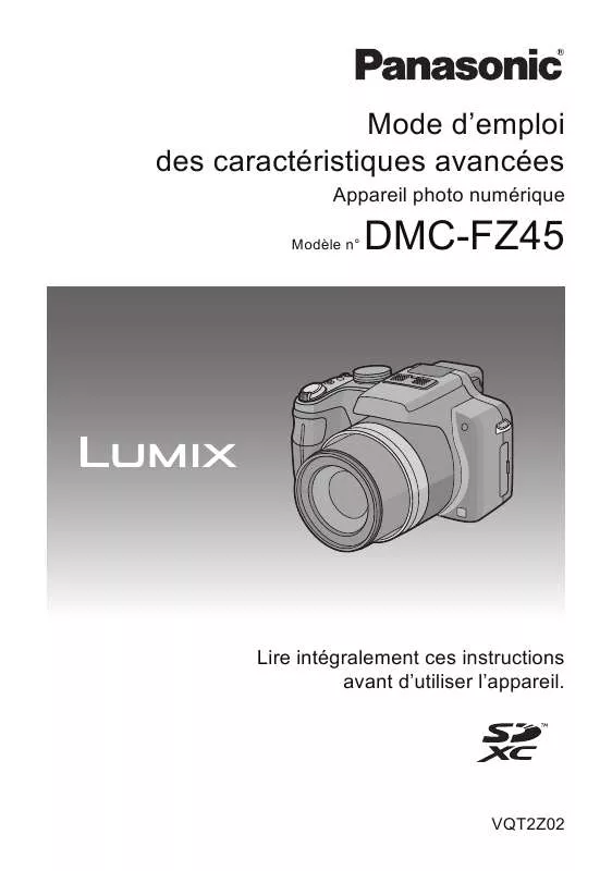 Mode d'emploi PANASONIC DMCFZ45EG