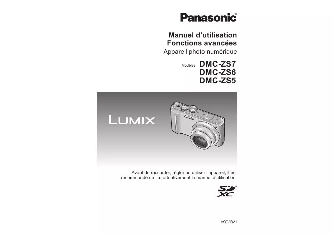 Mode d'emploi PANASONIC DMCZS6