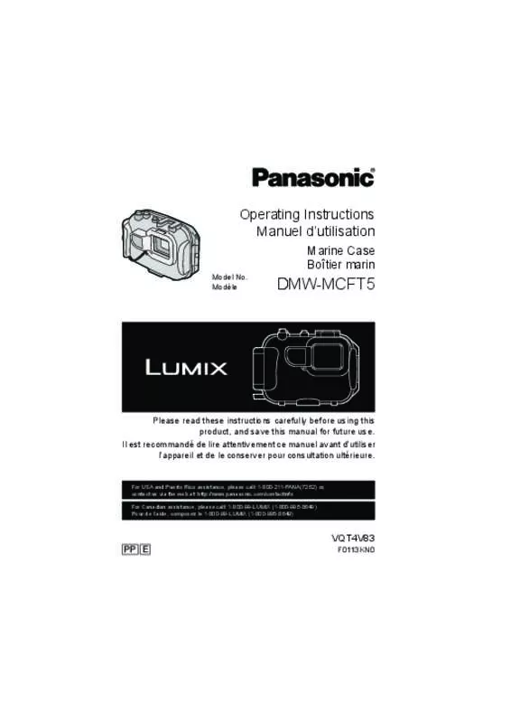 Mode d'emploi PANASONIC DMWMCFT5E