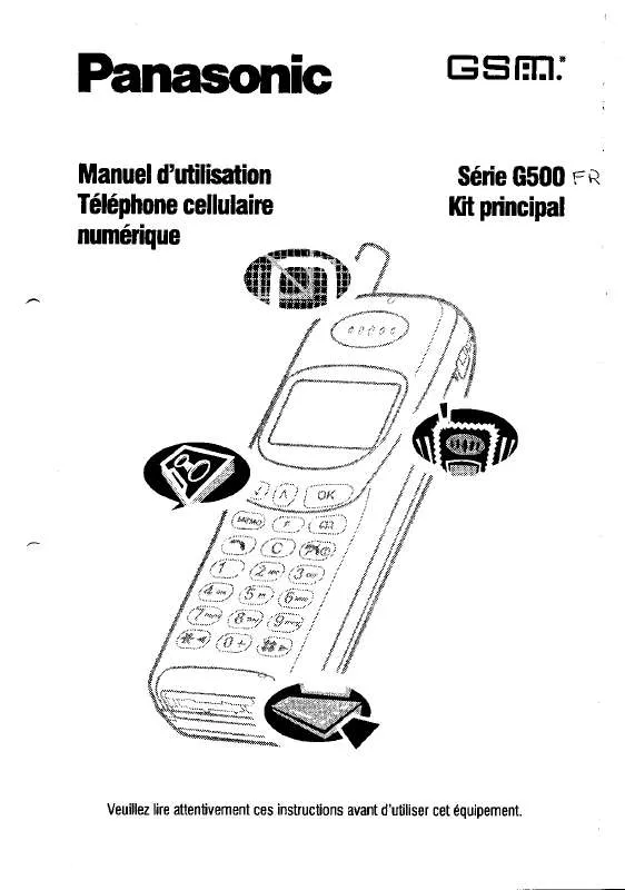 Mode d'emploi PANASONIC EB-G500