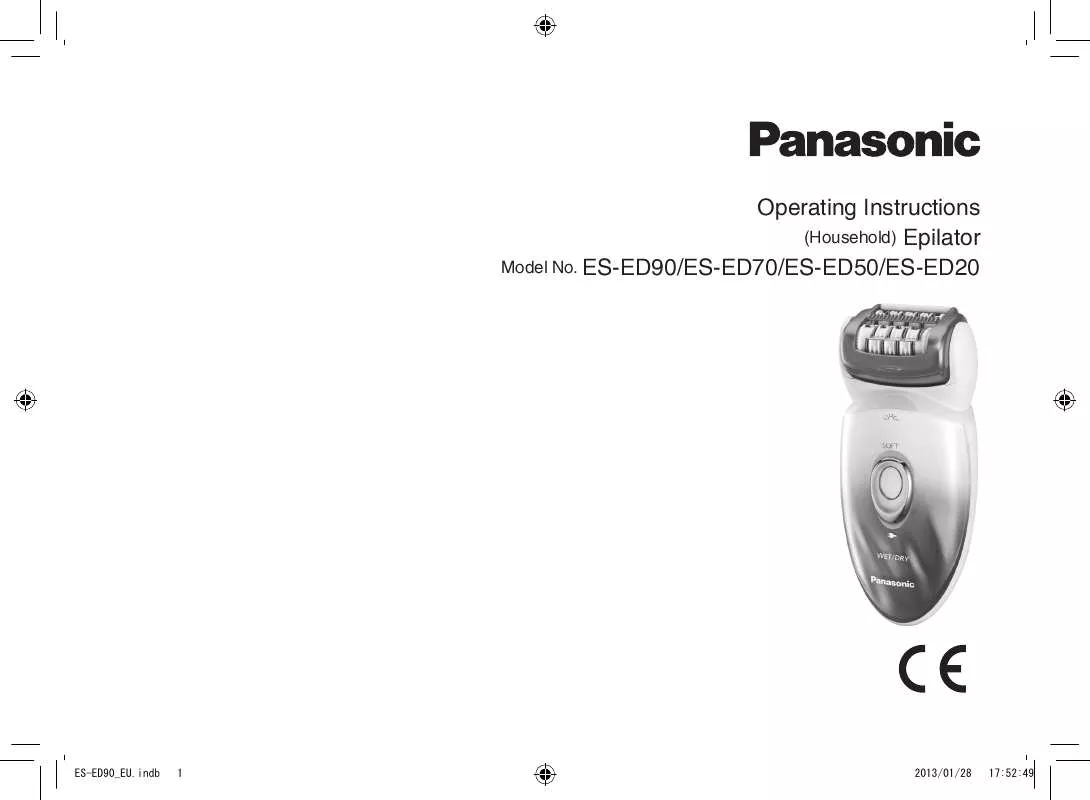 Mode d'emploi PANASONIC ES-ED20