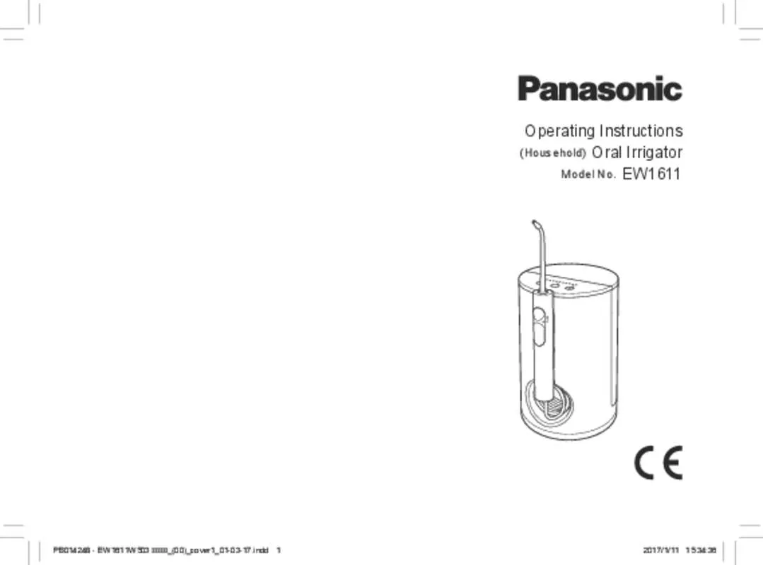 Mode d'emploi PANASONIC EW1611