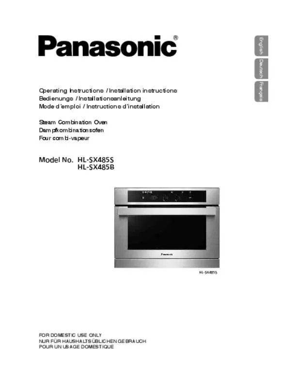 Mode d'emploi PANASONIC HLS-X485S