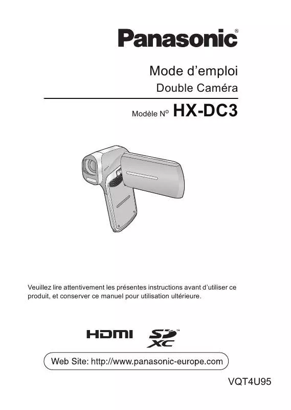 Mode d'emploi PANASONIC HX-DC3EF