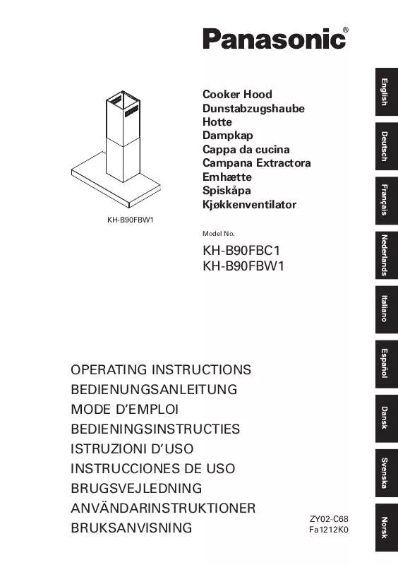 Mode d'emploi PANASONIC KHB90FBC1