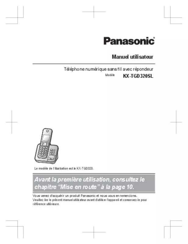 Mode d'emploi PANASONIC KX-TGD320SL