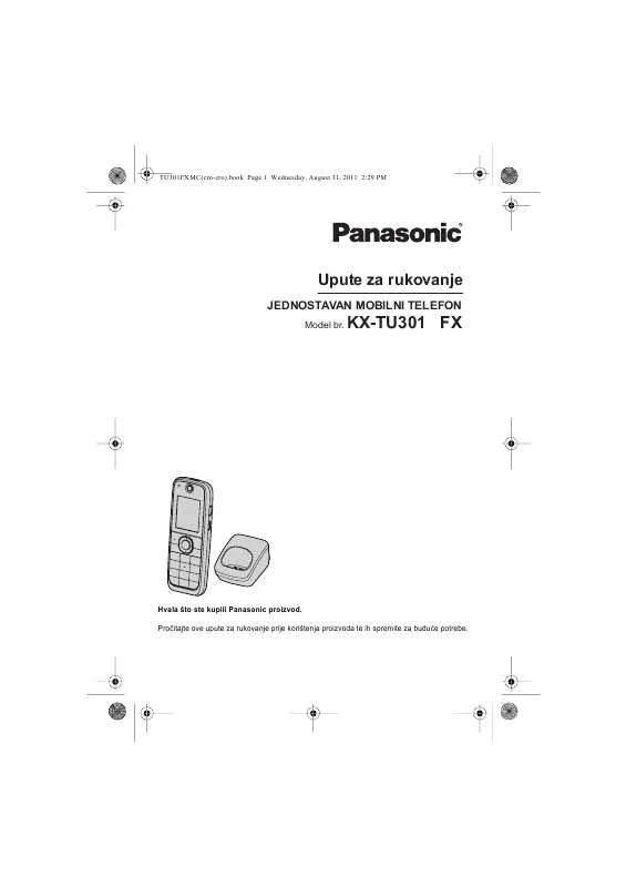 Mode d'emploi PANASONIC KXTU301FXMC