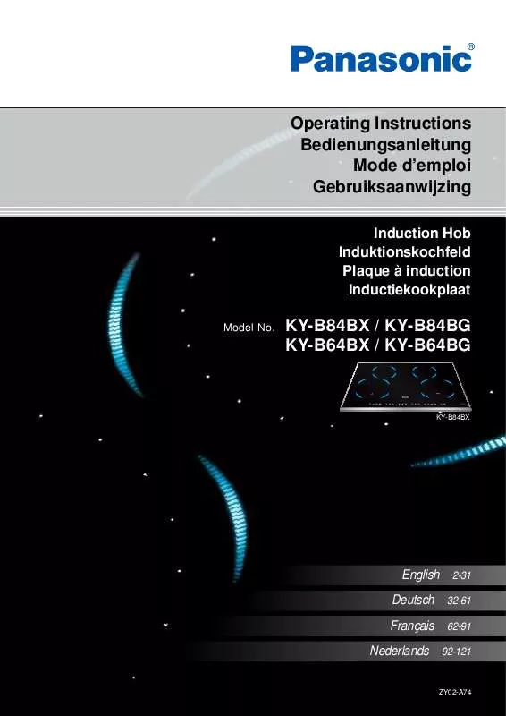 Mode d'emploi PANASONIC KY-B84BG