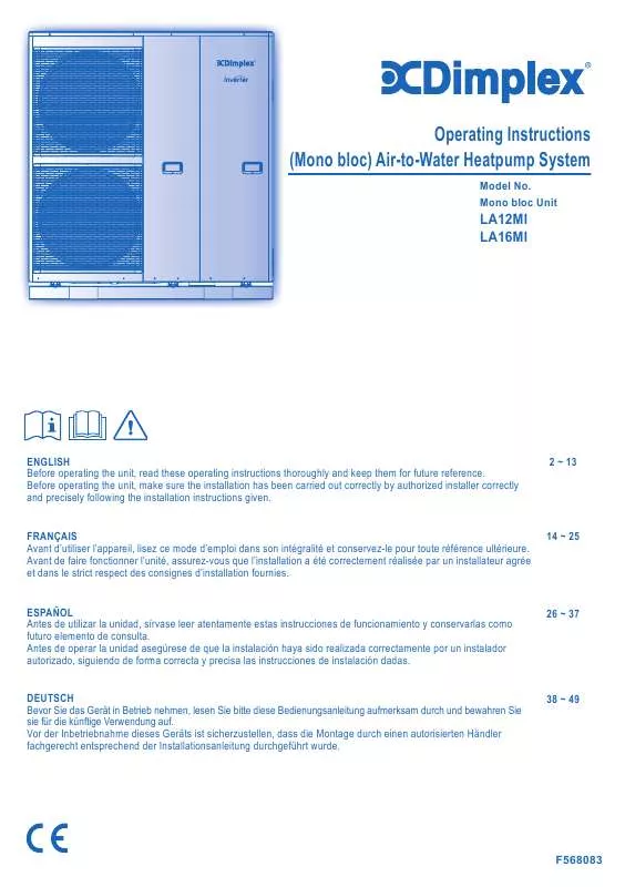 Mode d'emploi PANASONIC LA12MI