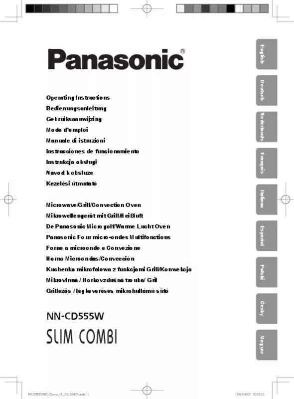 Mode d'emploi PANASONIC NNCD555W