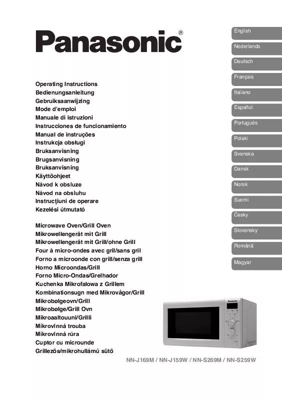 Mode d'emploi PANASONIC NN-J159WM