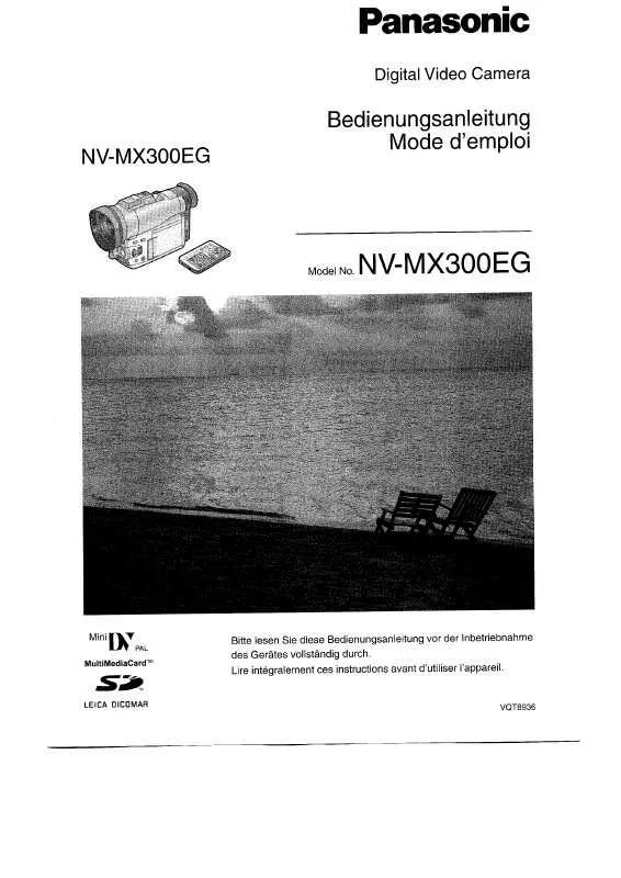 Mode d'emploi PANASONIC NV-MX300EG