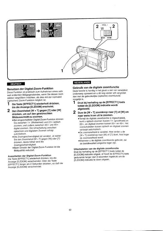 Mode d'emploi PANASONIC NV-VX27E