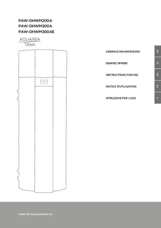 Mode d'emploi PANASONIC PAWDHWM200A