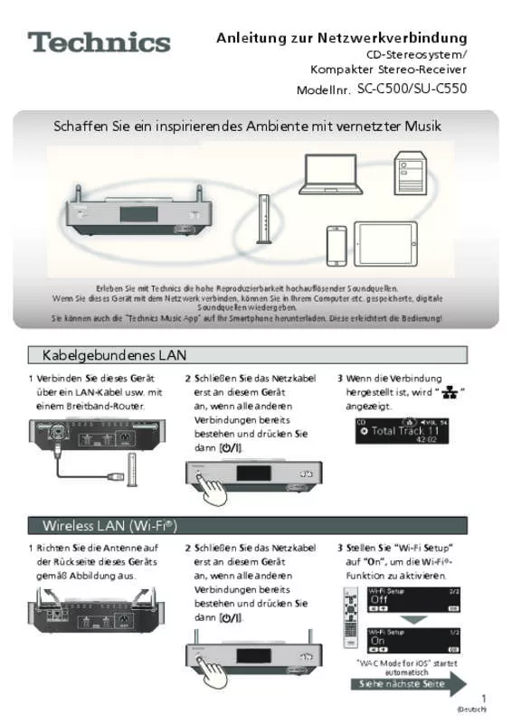 Mode d'emploi PANASONIC SCC500EG