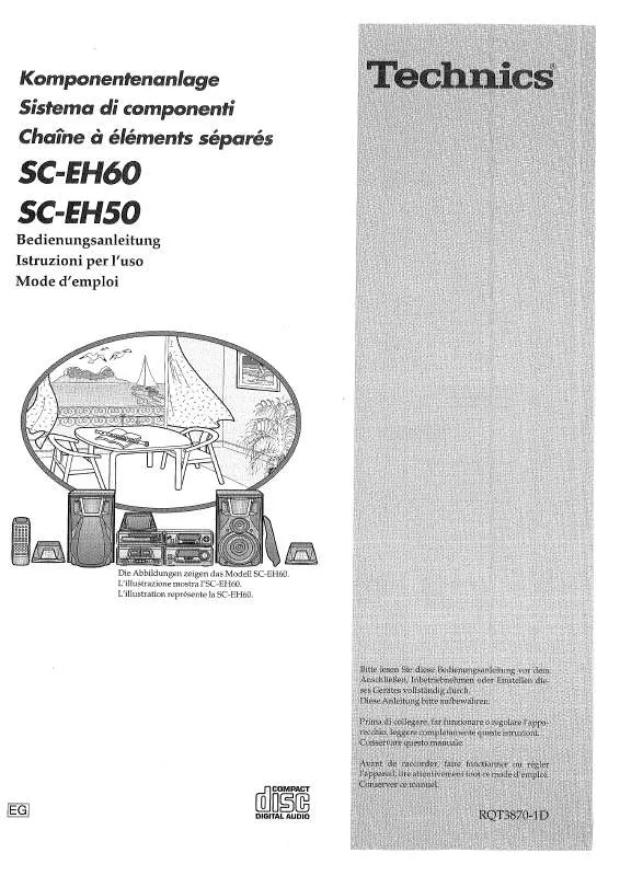 Mode d'emploi PANASONIC SCEH50