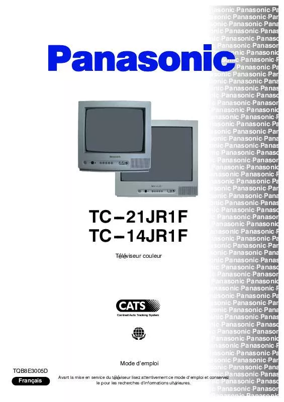 Mode d'emploi PANASONIC TC-21JR1F