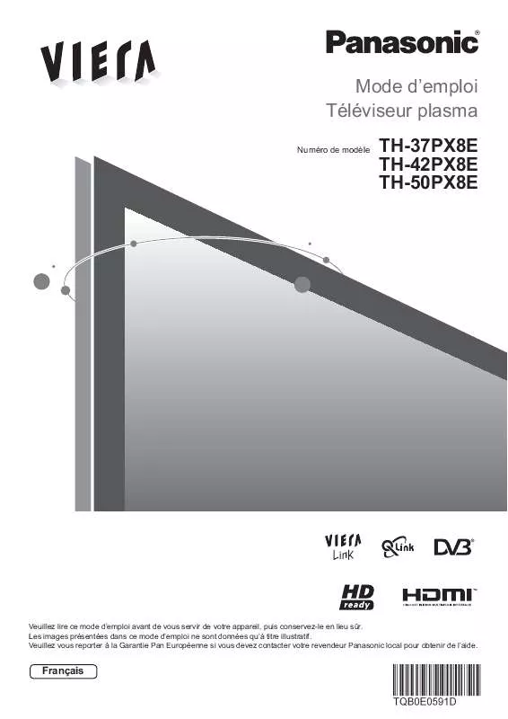 Mode d'emploi PANASONIC TH37PX8ES