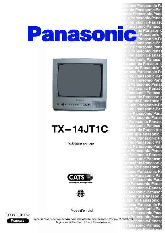 Mode d'emploi PANASONIC TX-14JT1C