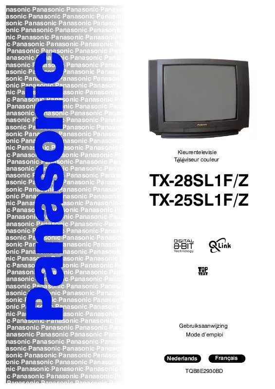 Mode d'emploi PANASONIC TX-25SL1FZ