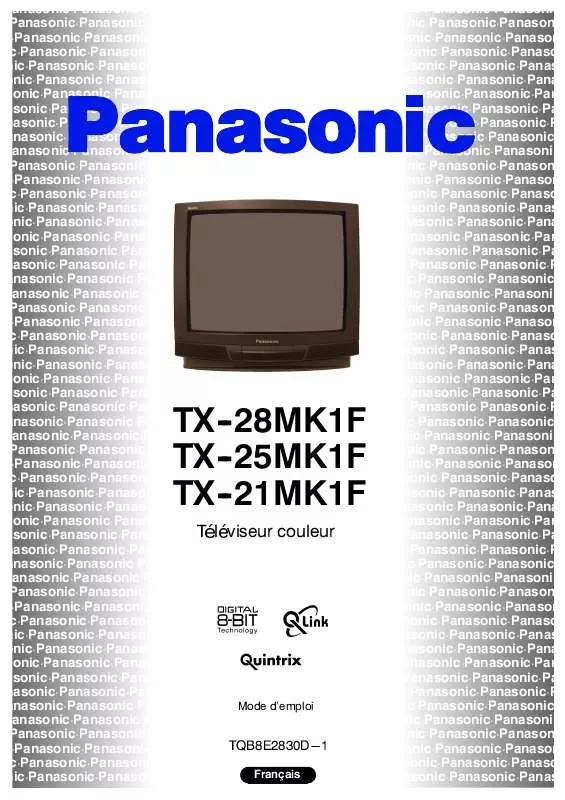 Mode d'emploi PANASONIC TX-28MK1F