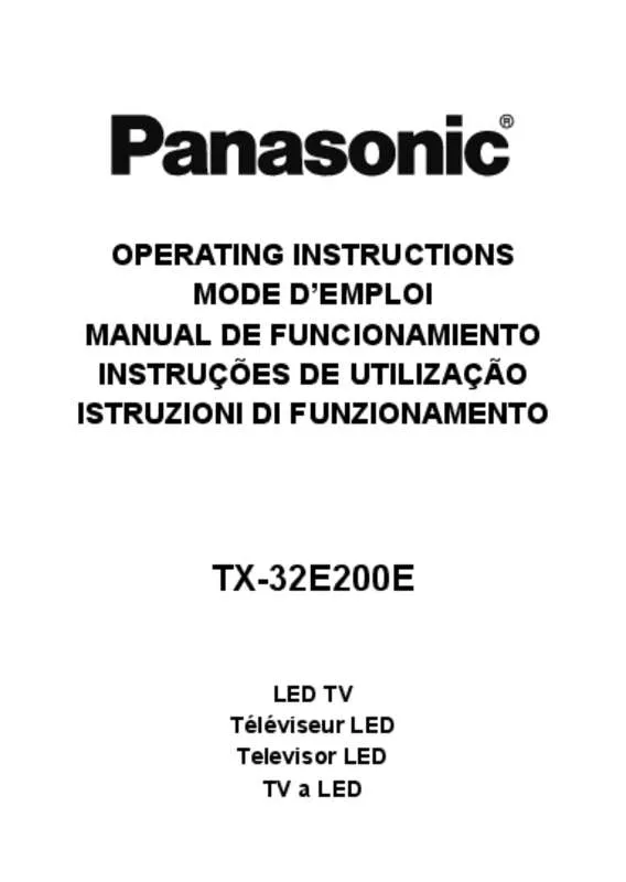 Mode d'emploi PANASONIC TX43E200E