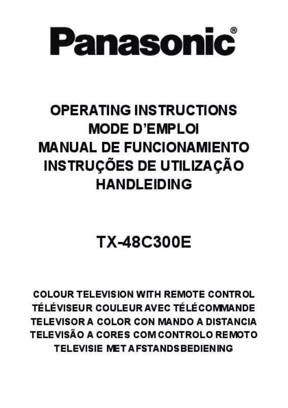 Mode d'emploi PANASONIC TX-48C300E