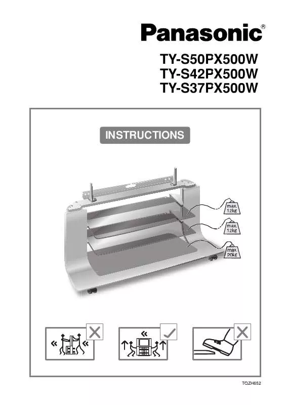 Mode d'emploi PANASONIC TY-S42PX500W