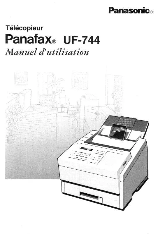 Mode d'emploi PANASONIC UF-744