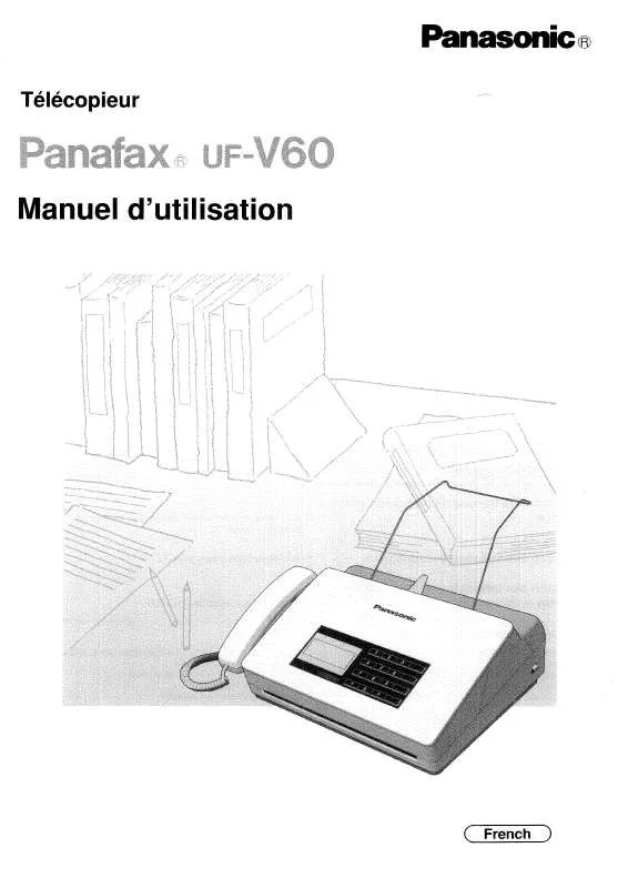 Mode d'emploi PANASONIC UF-V60