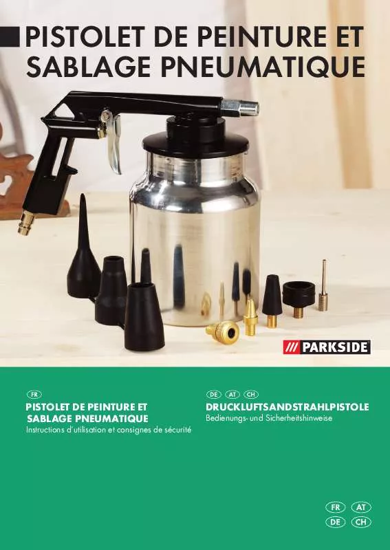 Mode d'emploi PARKSIDE AIR SANDBLASTING GUN