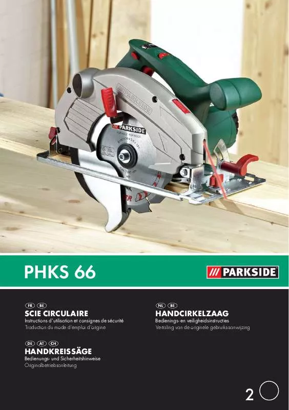 Mode d'emploi PARKSIDE KH 3026 CIRCULAR SAW