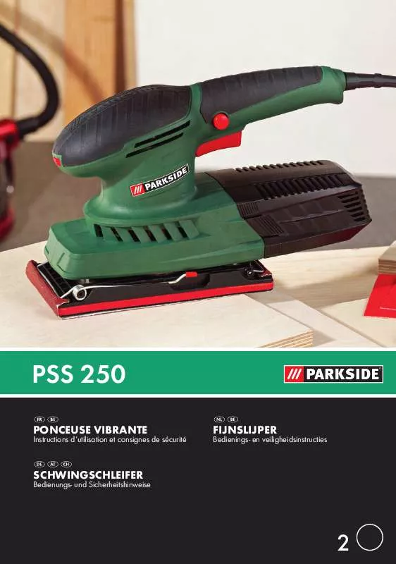 Mode d'emploi PARKSIDE KH 3034 ORBITAL SANDER