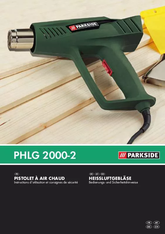 Mode d'emploi PARKSIDE KH 3040 HEAT GUN