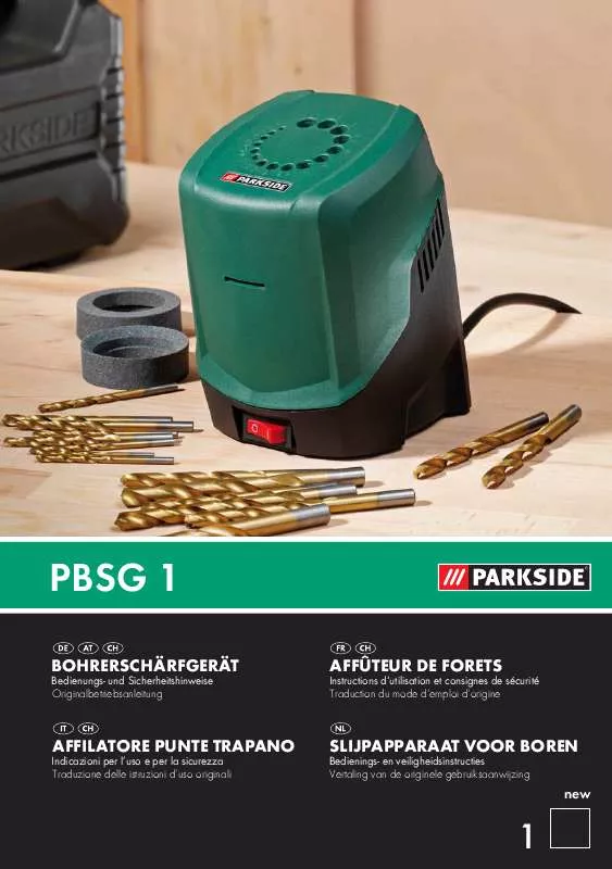 Mode d'emploi PARKSIDE KH 3049 DRILL SHARPENER