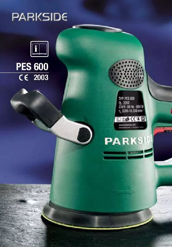 Mode d'emploi PARKSIDE KH 3120 RANDOM ORBITAL SANDER