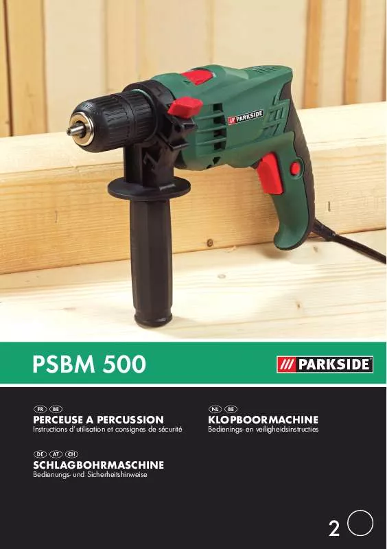 Mode d'emploi PARKSIDE PSBM 500