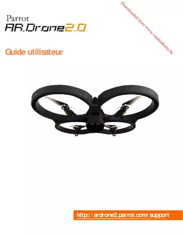 Mode d'emploi PARROT AR.DRONE 2.0 ELITE EDITION RTF