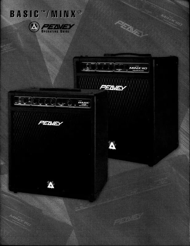 Mode d'emploi PEAVEY BASIC 112