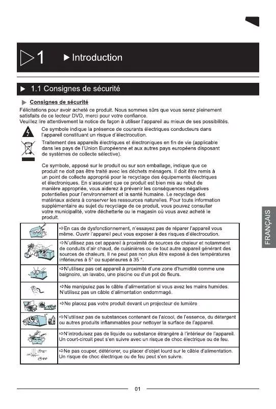 Mode d'emploi PEEKTON PK 9001