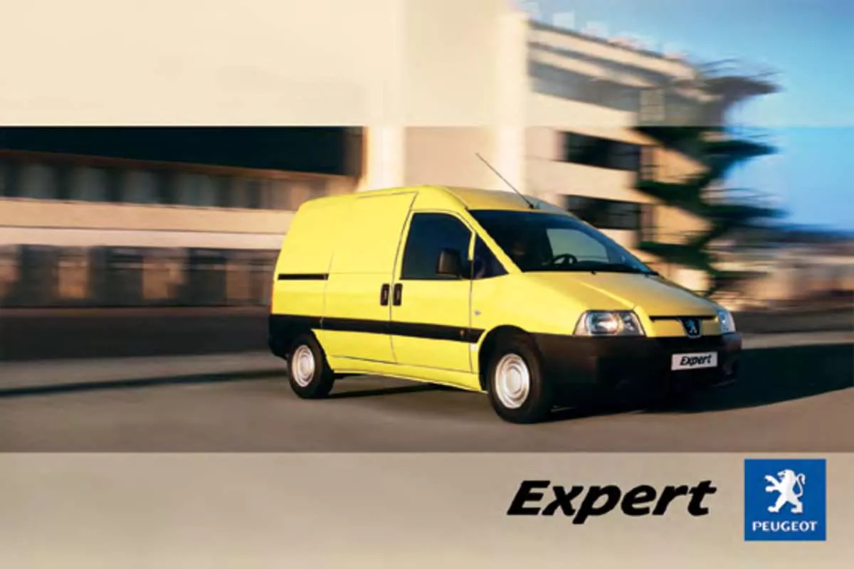 Mode d'emploi PEUGEOT EXPERT 1