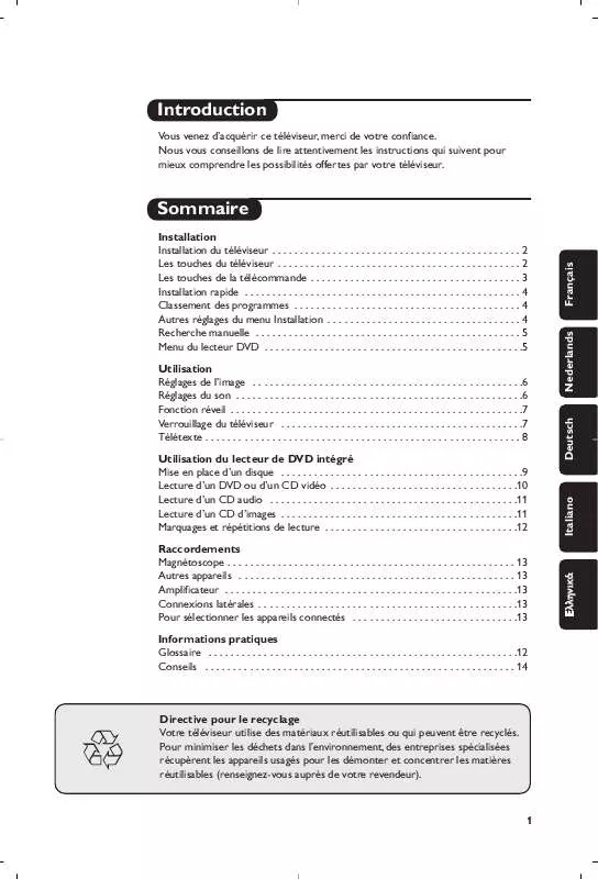 Mode d'emploi PHILIPS 14PT6107F