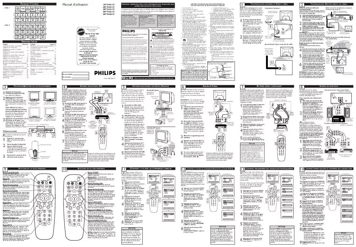 Mode d'emploi PHILIPS 14PT6441