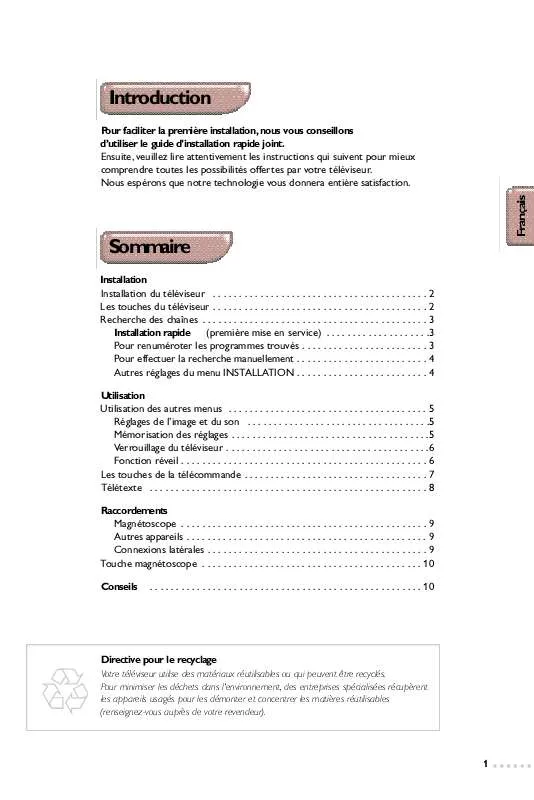 Mode d'emploi PHILIPS 17PT1564/58S