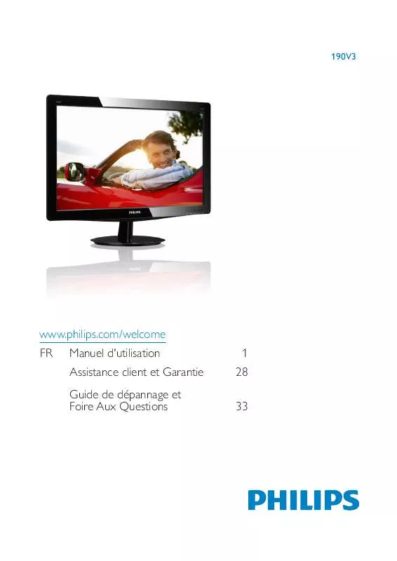 Mode d'emploi PHILIPS 190V3LSB5