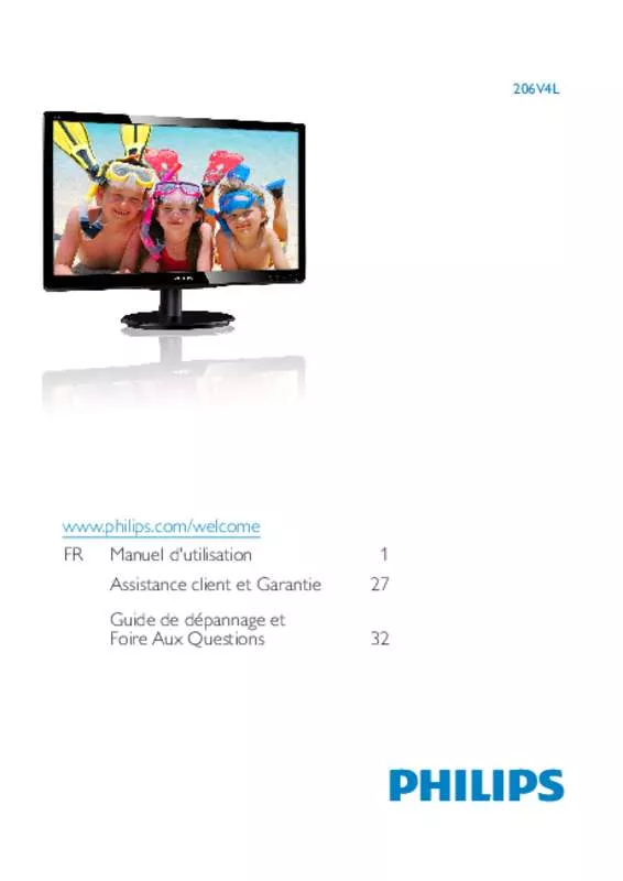 Mode d'emploi PHILIPS 206V4LSB