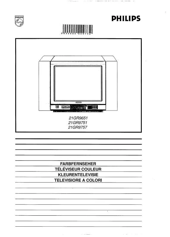 Mode d'emploi PHILIPS 21GR9651-30B