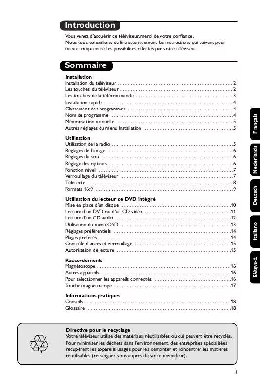 Mode d'emploi PHILIPS 21PT6807